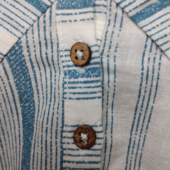 CHASER linen blend ruffle top size XS - Picture 6 of 12